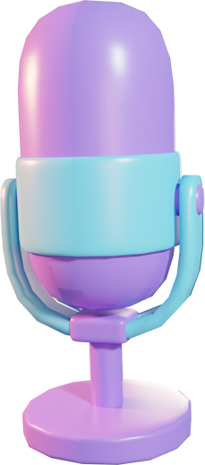 Mic 3D Icon